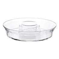 Juliska Puro Glass Chip and Dip (Serving Bowls - Dipping)