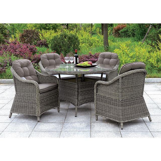 Large Picture of Furniture of America Canistota CM-OT2220-AC-2PK Arm Chair