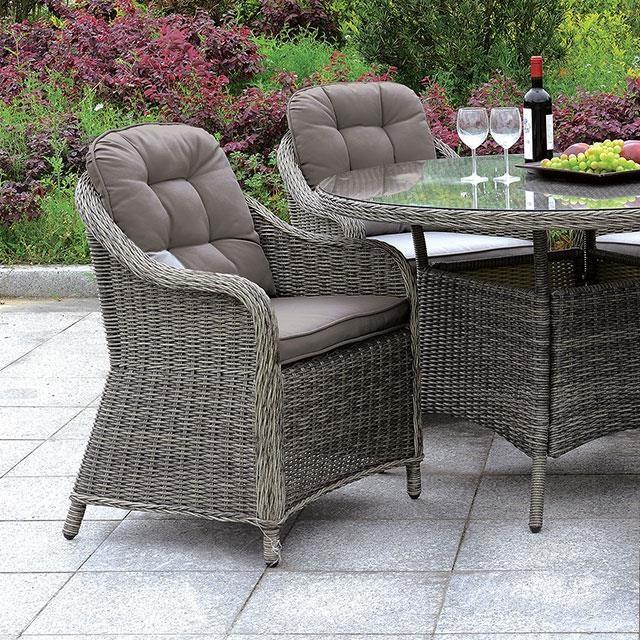 Large Picture of Furniture of America Canistota CM-OT2220-AC-2PK Arm Chair