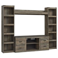 Signature Design by Ashley Trinell EW0446W7 4 pc Entertainment Center (Entertainment Centers)
