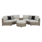 Signature Design by Ashley Calworth P458P6 4 pc Outdoor Sectional
