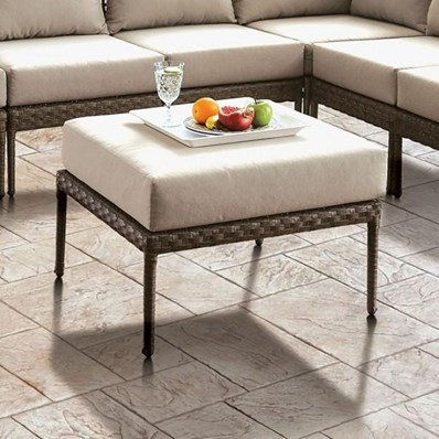 Furniture of America Aleisha CM-OS2599-OT Patio Ottoman
