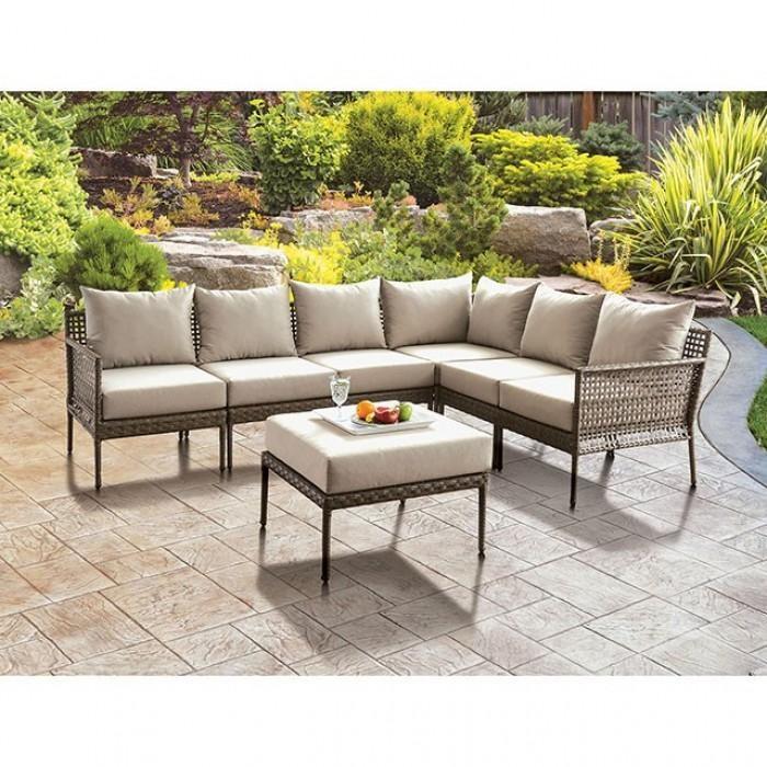 Large Picture of Furniture of America Aleisha CM-OS2599-OT Patio Ottoman