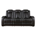 Signature Design by Ashley Party Time 3700315C Power Reclining Sofa with Adjustable Headrest