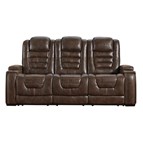 Signature Design by Ashley Game Zone 3850115C Power Reclining Sofa with Adjustable Headrest