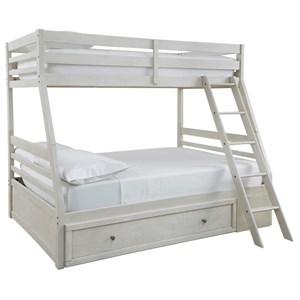 Signature Design by Ashley Robbinsdale B742B16 Twin over Full Bunk Bed with Storage (Kids Beds - Bunk Bed)