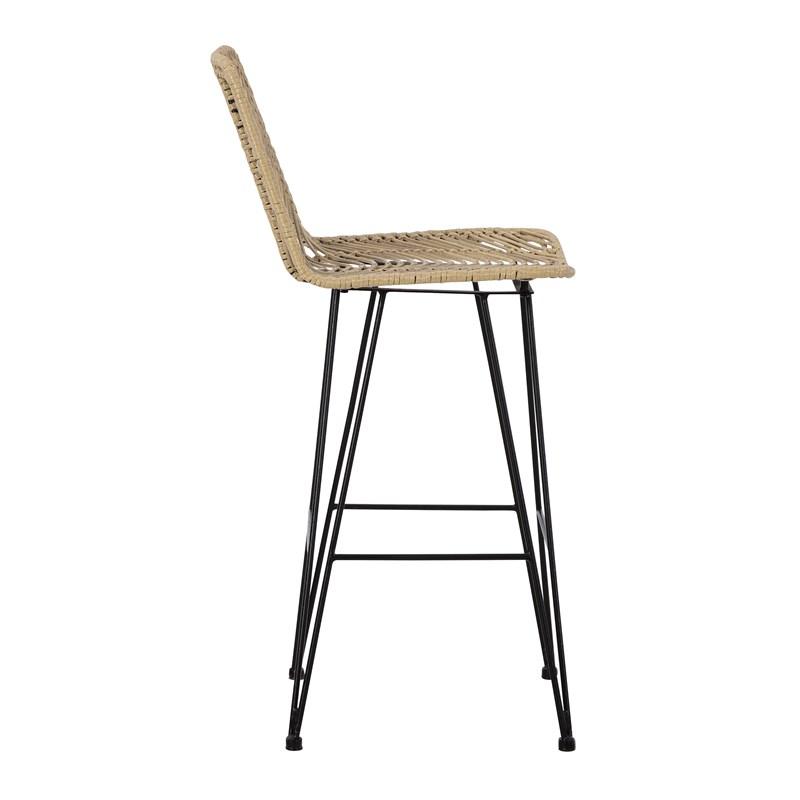Large Picture of Signature Design by Ashley Angentree D434-230 Tall Upholstered Barstool