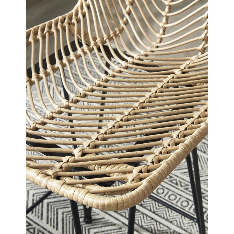 Large Picture of Signature Design by Ashley Angentree D434-230 Tall Upholstered Barstool
