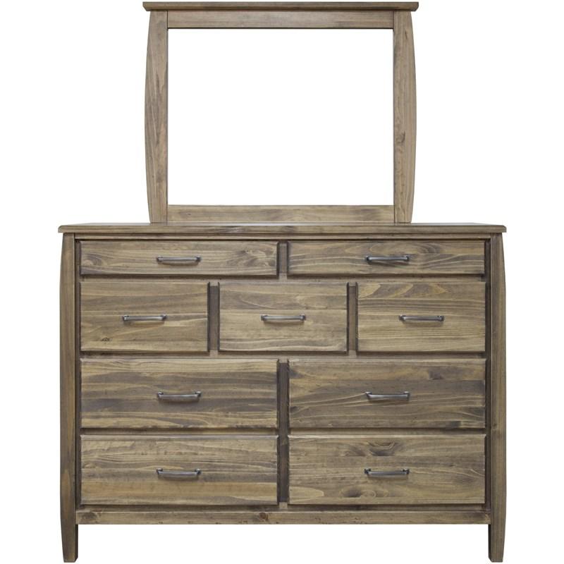 Large Picture of Mako Wood Furniture Tofino 5400-40-9 Dresser - Rustic
