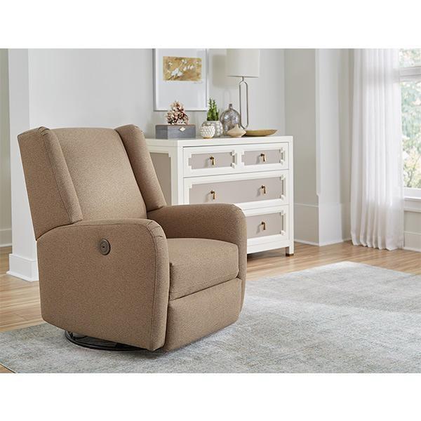 Shaylyn Swivel Glider Fabric Recliner (Shaylyn 1NP15 Swivel Glider Recliner - Sisal) image 5