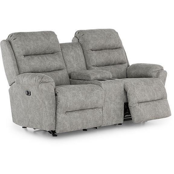 Causeuse inclinable Oren en tissu avec console (Oren L675RY7) image 2