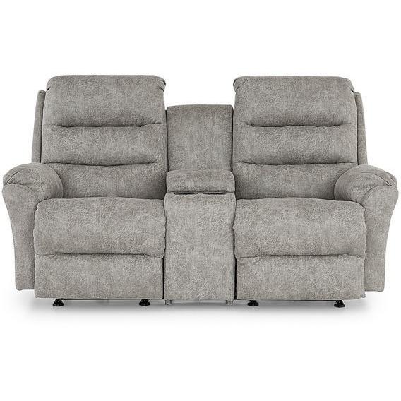 Causeuse inclinable Oren en tissu avec console (Oren L675RY7) image 3