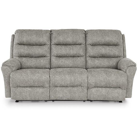 Oren Reclining Fabric Sofa (Oren S675RZ4 Reclining Sofa - Dove) image 3