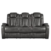 Signature Design by Ashley Turbulance 8500115C Power Reclining Sofa with Adjustable Headrest (Sofas - Power Recline)