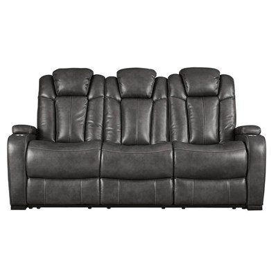 Signature Design by Ashley Turbulance 8500115C Power Reclining Sofa with Adjustable Headrest