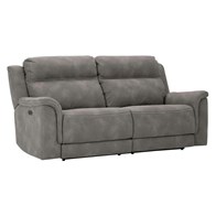 Signature Design by Ashley Next-Gen Durapella 5930147C 2 Seat Power Reclining Sofa Adjustable Headrest (Sofas - Power Recline)