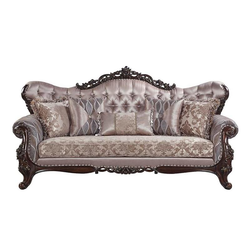 Large Picture of Acme Furniture Benbek LV00809 Sofa with 5 Pillows