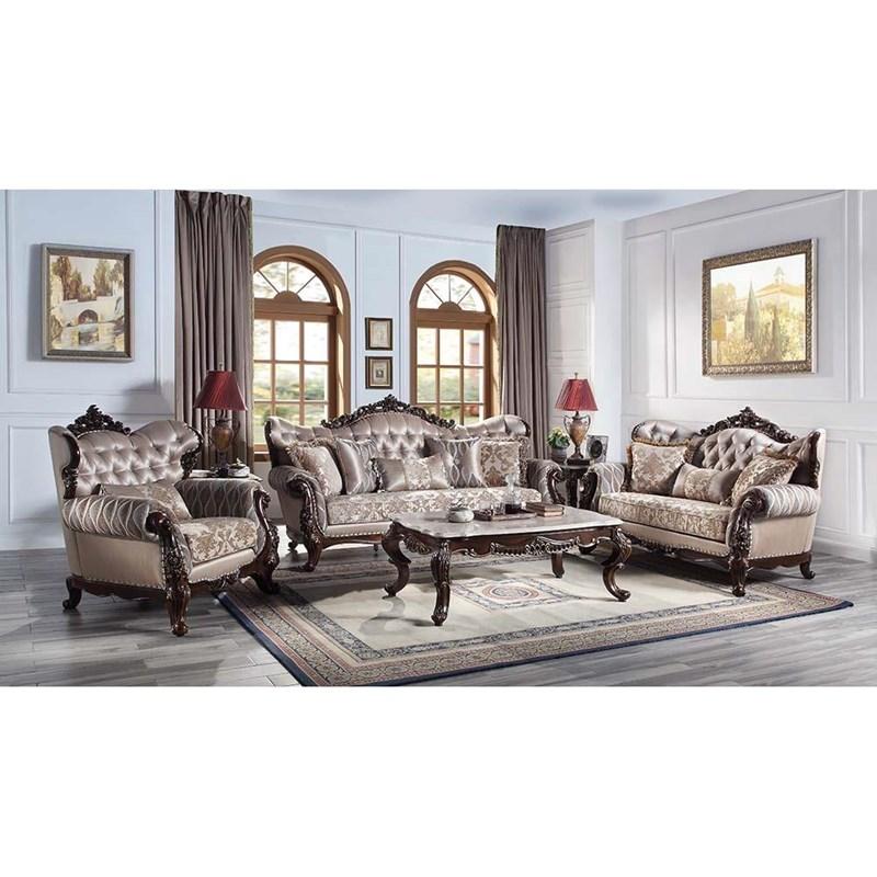 Large Picture of Acme Furniture Benbek LV00809 Sofa with 5 Pillows