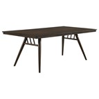 Coaster Furniture Wes 115271 Rectangular 80-inch Wood Dining Table - Dark Walnut
