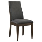 Coaster Furniture Wes 115272 Upholstered Dining Side Chair - Dark Walnut