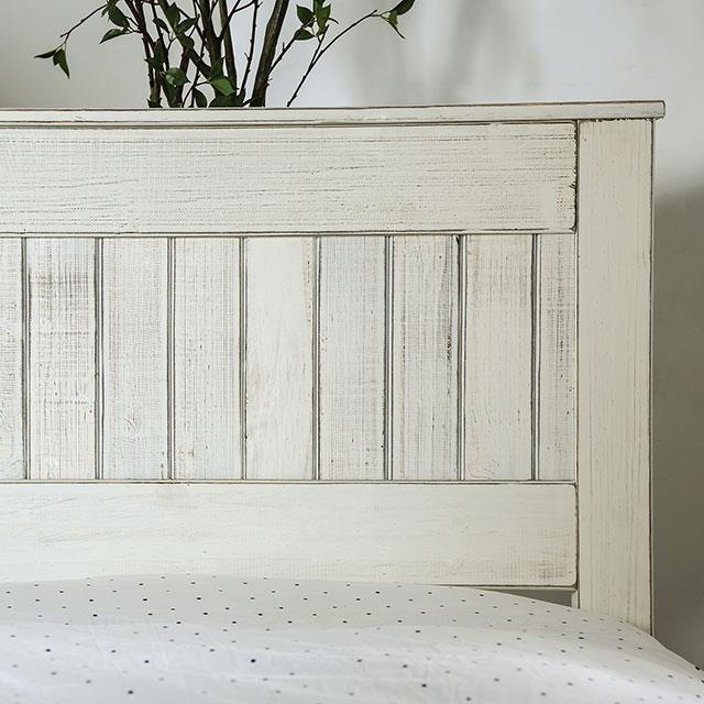 Large Picture of Furniture of America Rockwall AM7973WH-F-BED Full Bed