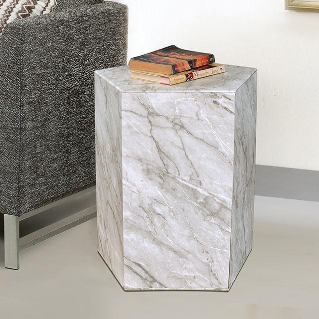Furniture of America Anuja CM-AC300WH-3A Side Table