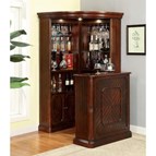 Furniture of America Voltaire CM-CR142-CURIO Corner Curio