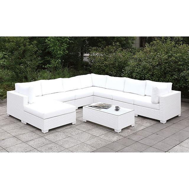 Large Picture of Furniture of America Somani CM-OS2128WH-F Ottoman