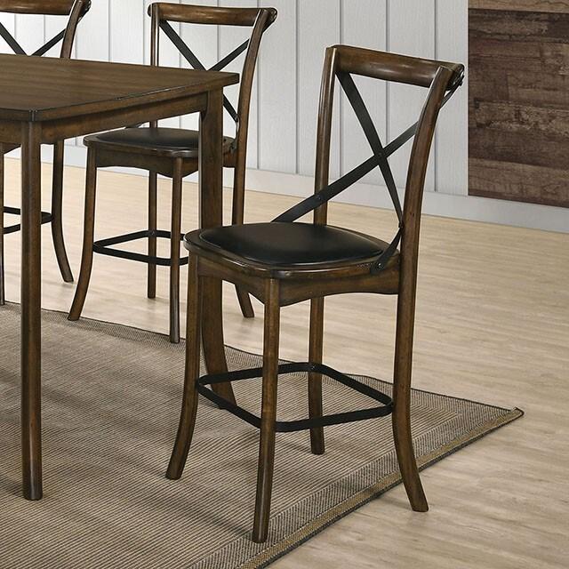 Large Picture of Furniture of America Buhl CM3148PC-2PK Counter Ht. Side Chair (2/Ctn)
