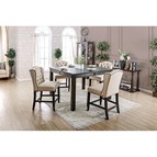 Furniture of America Sania CM3324BK-PT-54-VN Counter Ht. Table