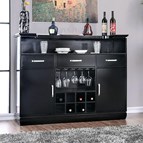Furniture of America Alena CM3452BK-BT Bar Table