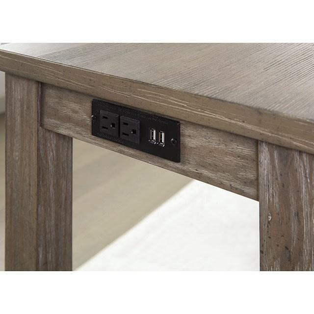 Large Picture of Furniture of America Caerleon CM3474GY-PT-4PK