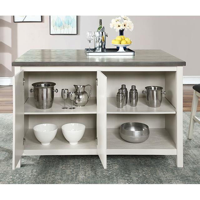 Large Picture of Furniture of America Heidelberg CM3498PT-TABLE Counter Ht. Table
