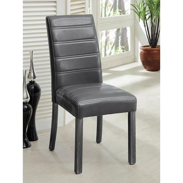 Large Picture of Furniture of America Elise CM3553GY-T-TABLE Dining Table