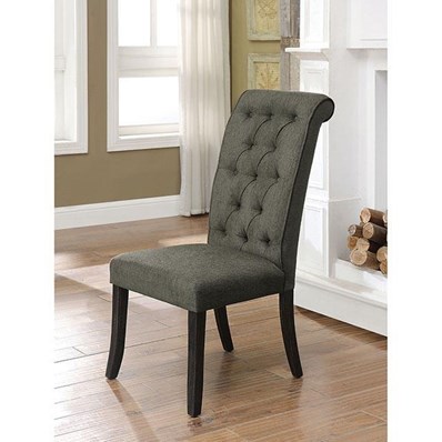 Furniture of America Sania CM3564GY-SC-2PK Side Chair (2/Ctn)