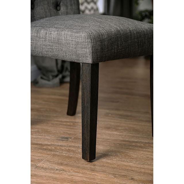 Large Picture of Furniture of America Alfred CM3735GY-SC-2PK Side Chair (2/Ctn)