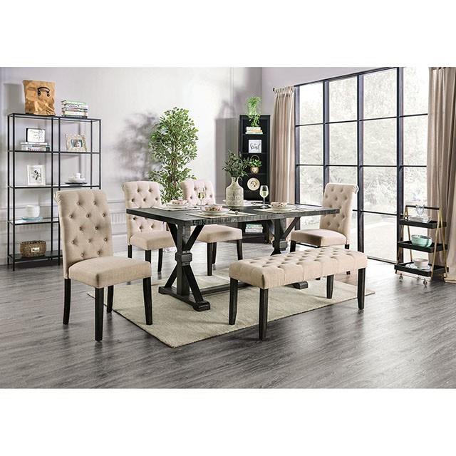 Large Picture of Furniture of America Alfred CM3735T Dining Table