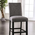 Furniture of America Brule CM3736GY-PC-2PK Counter Ht. Side Chair (2/Ctn)