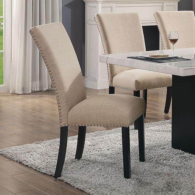 Furniture of America Kian CM3744BG-SC-2PK Side Chair (2/Ctn)