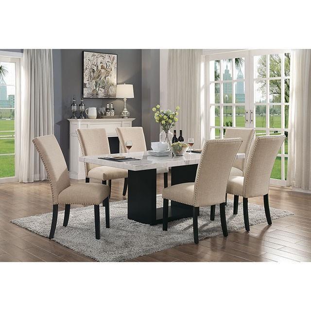 Large Picture of Furniture of America Kian CM3744BG-SC-2PK Side Chair (2/Ctn)