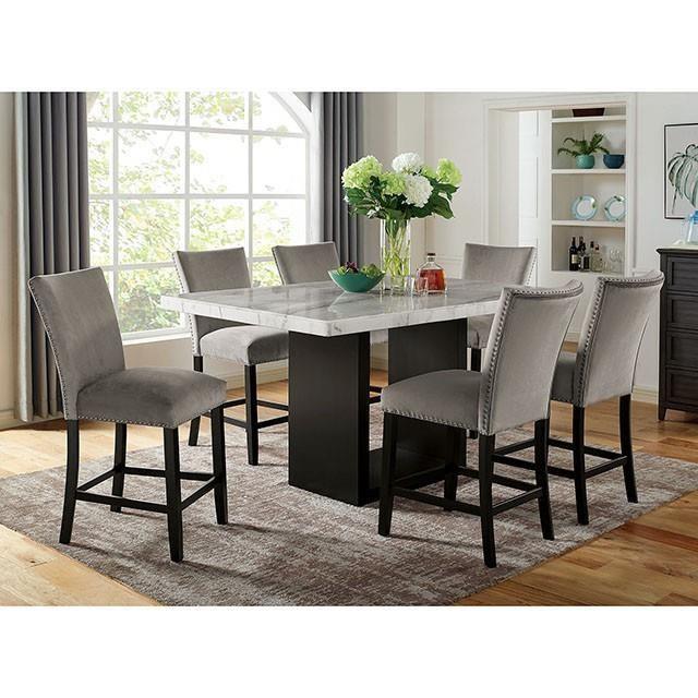 Large Picture of Furniture of America Kian CM3744PT-TABLE Counter Ht. Table