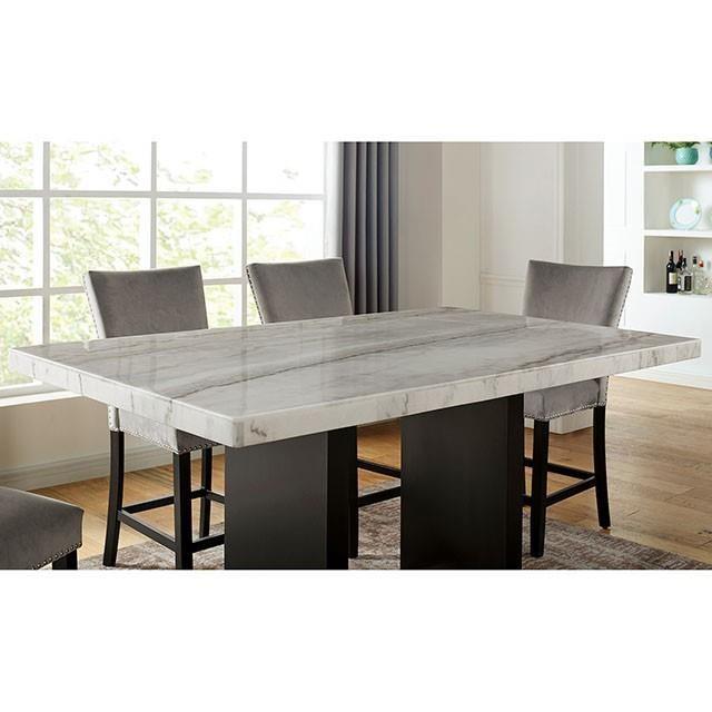 Large Picture of Furniture of America Kian CM3744PT-TABLE Counter Ht. Table