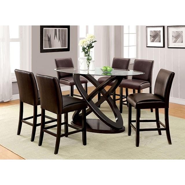 Large Picture of Furniture of America Gladstone CM3823PC-2PK Counter Ht. Chair (2/Box)