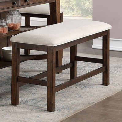 Furniture of America Fredonia CM3902PBN Counter Ht. Bench