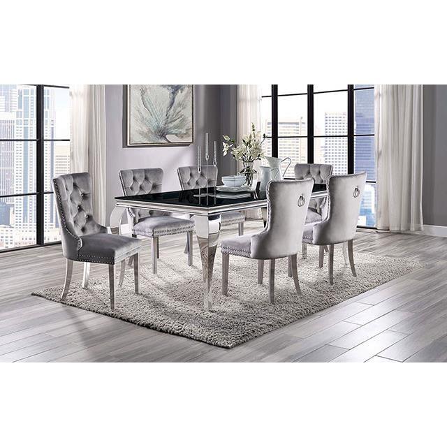 Large Picture of Furniture of America Neuveville CM3903BK-T-TABLE Dining Table