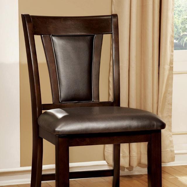 Large Picture of Furniture of America Brent CM3984DK-PC-2PK Counter Ht. Chair (2/Box)