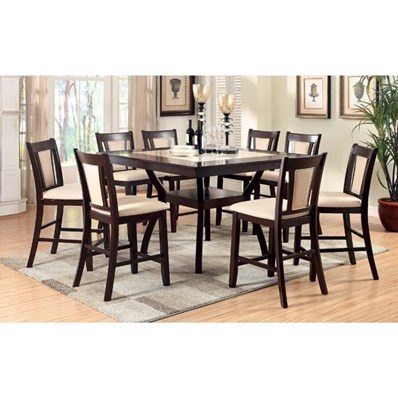 Furniture of America Brent CM3984PT Counter Ht. Table