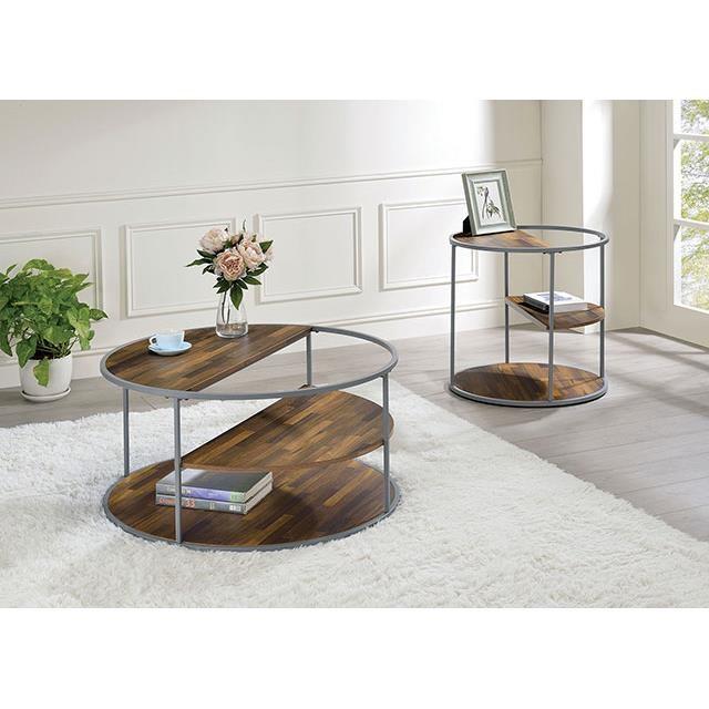 Large Picture of Furniture of America Orrin CM4396GY-C Coffee Table