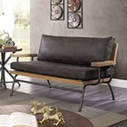 Furniture of America Santiago CM6077GY-LV Love Seat