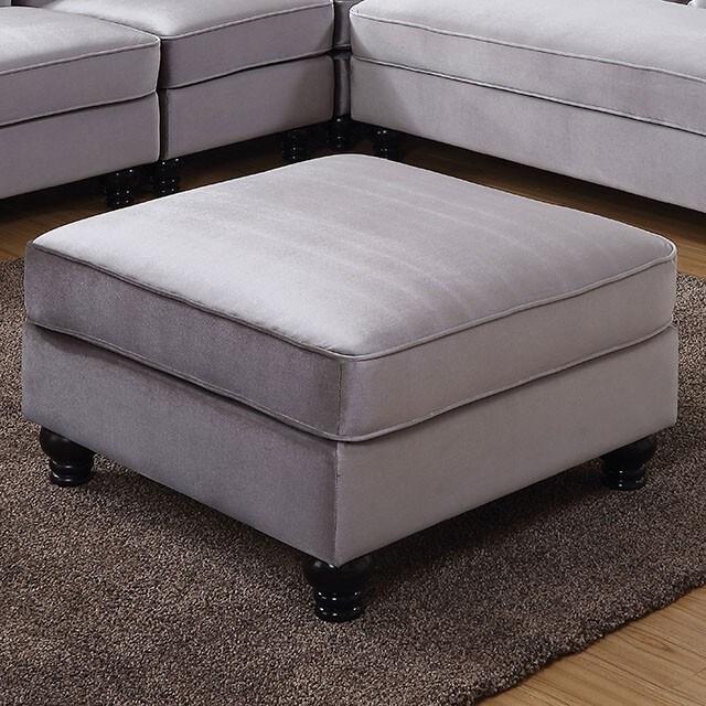 Furniture of America Jolanda CM6158GY-OT Ottoman